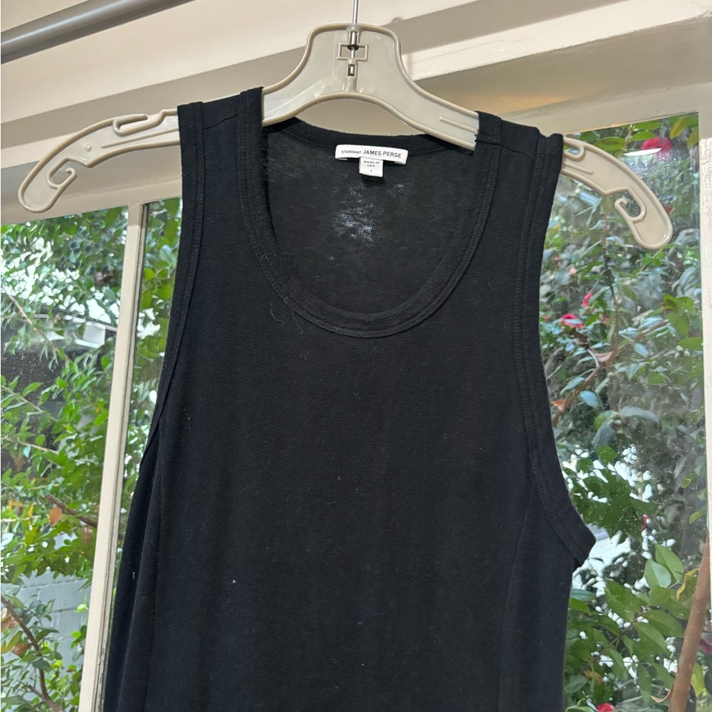James Perse Black Sleeveless Maxi Dress size 1